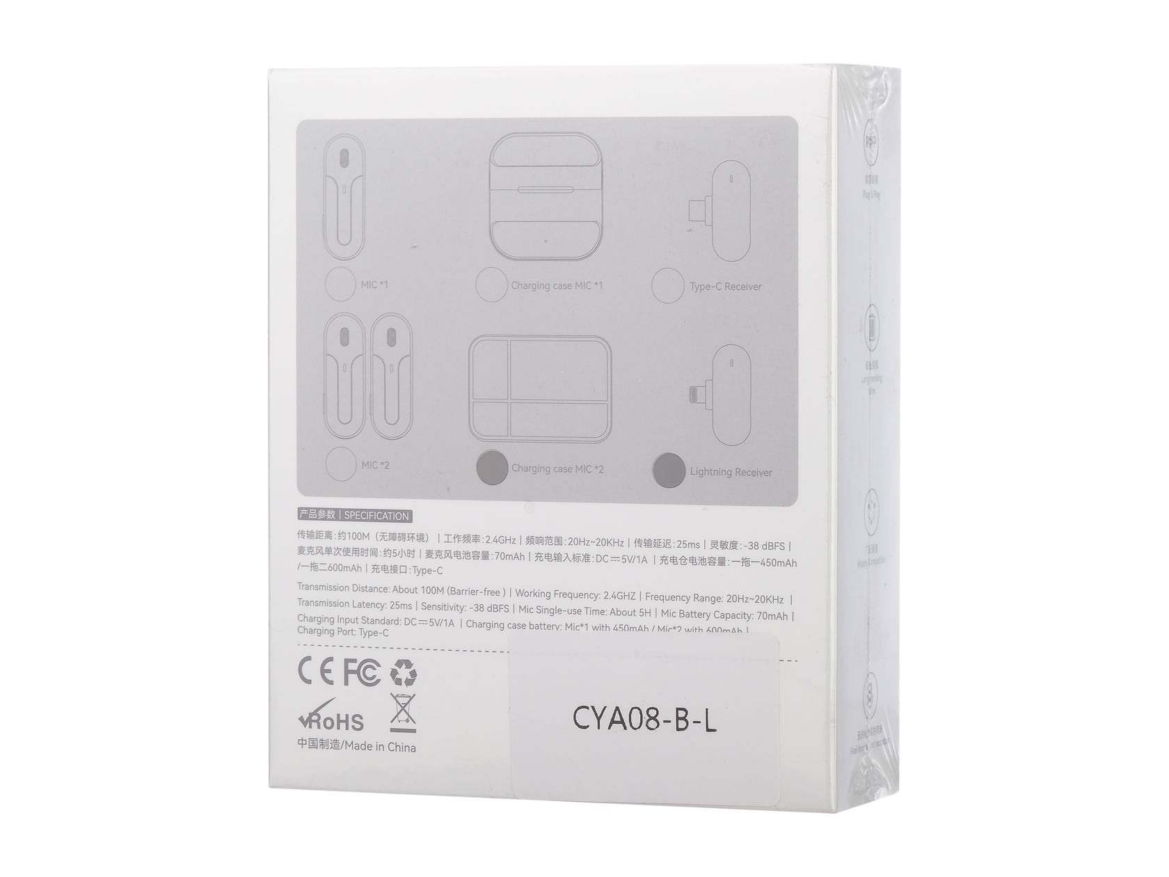 Микрофон беспроводной, Lightning, Simple Fly CYA08-B-L — изображение 2