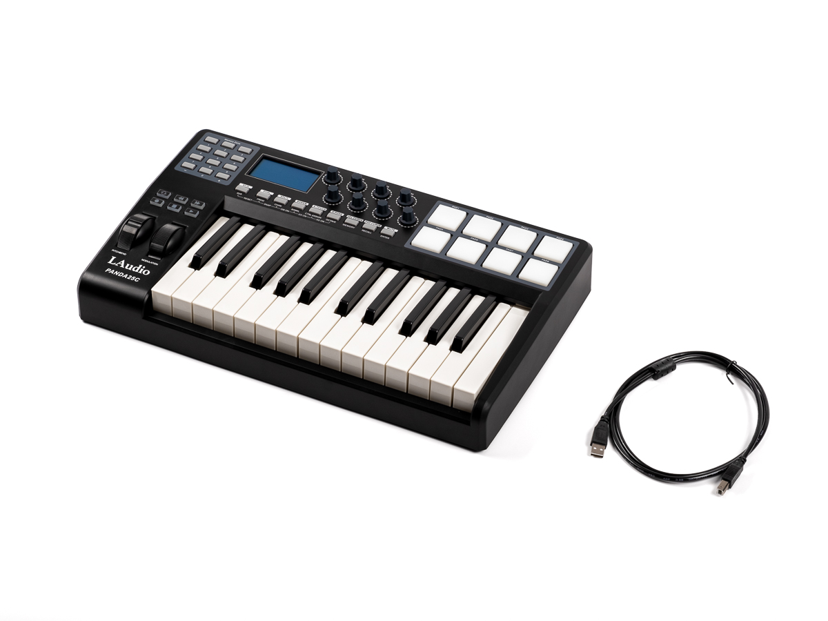 MIDI-контроллер, 25 клавиш, LAudio Panda-25C — изображение 2