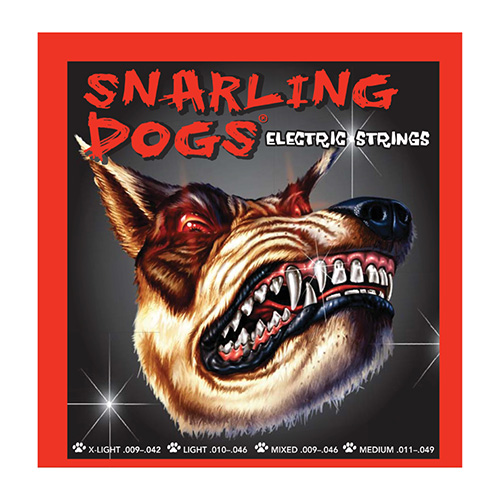 Комплект струн для электрогитары, никелированные, 11-49, Snarling Dogs SDN11