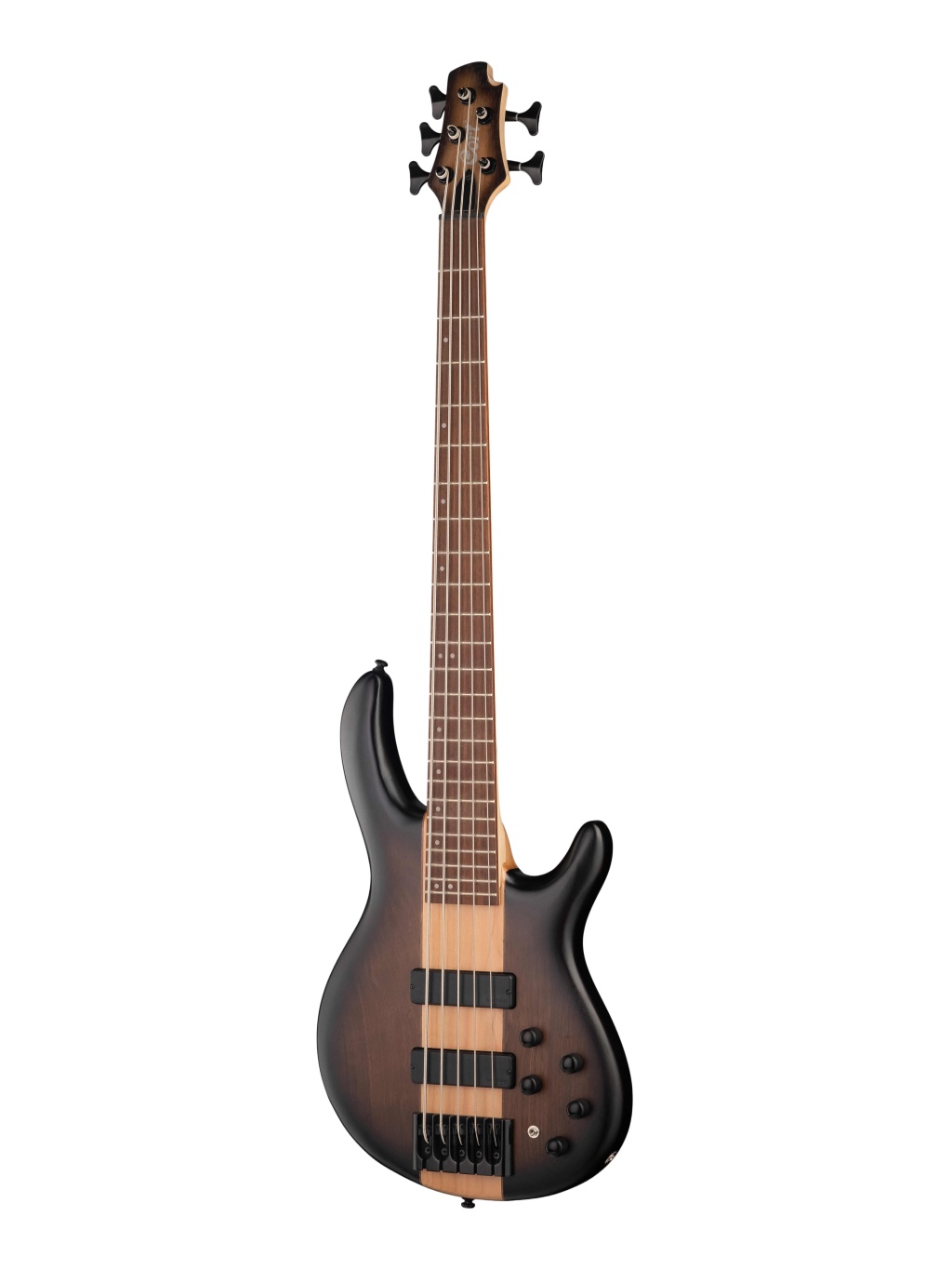 Artisan Series Бас-гитара 5-струнная, коричневая, Cort C5-Plus-OVMH-ABB
