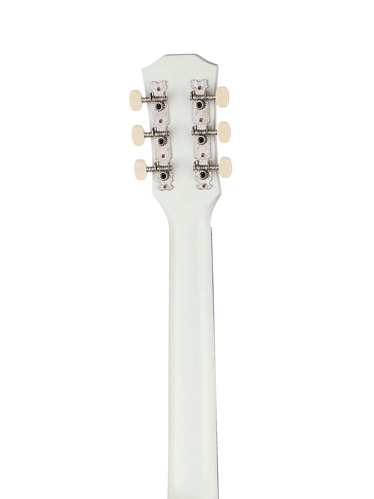 Акустическая гитара, с вырезом, белая, Foix FFG-38C-WH-M — изображение 5