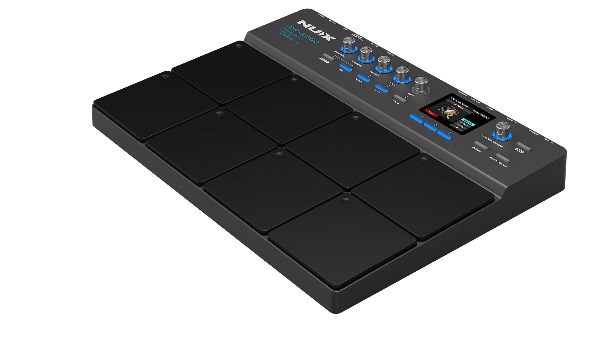 Цифровой барабан, перкуссионный пэд, Nux DP-2000 — изображение 3