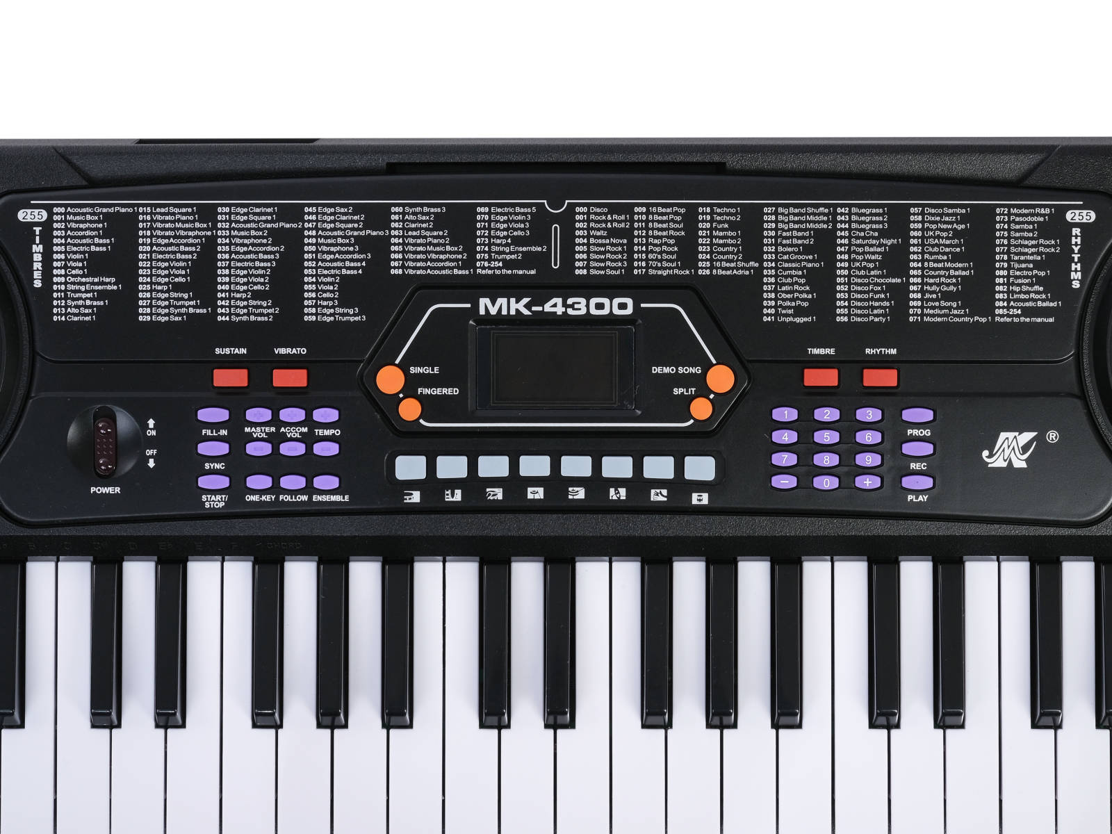 Синтезатор, 54 клавиши, Meike MK-4300 — изображение 2