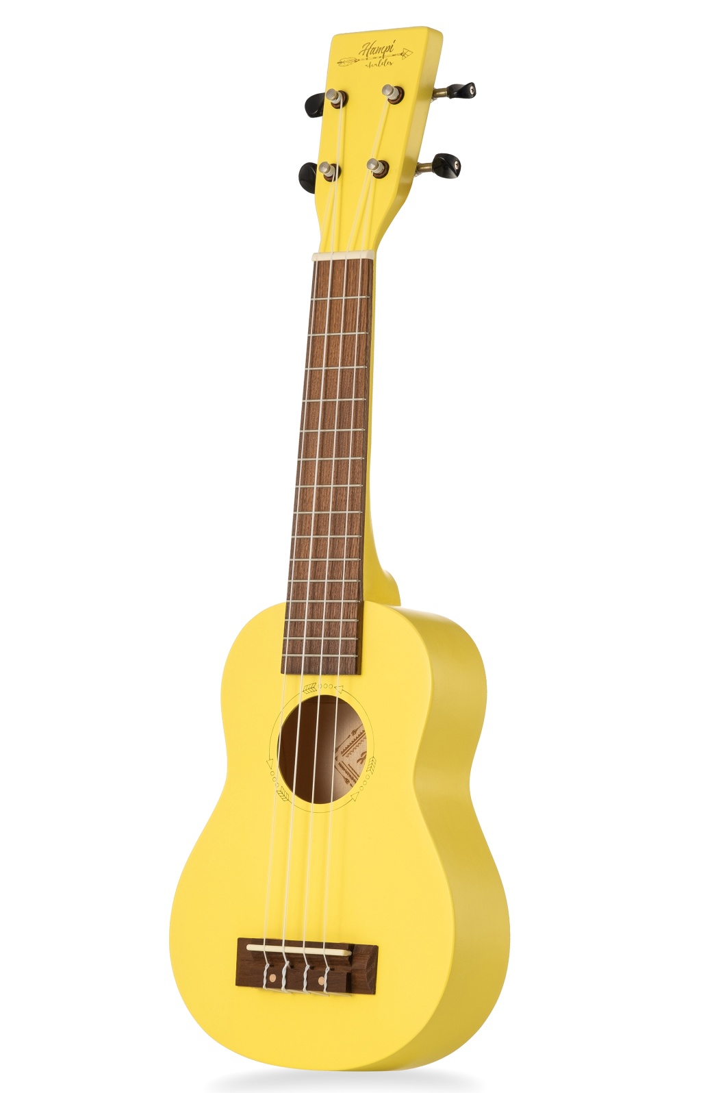 Укулеле сопрано, желтый, Hampi SBK-Lemon