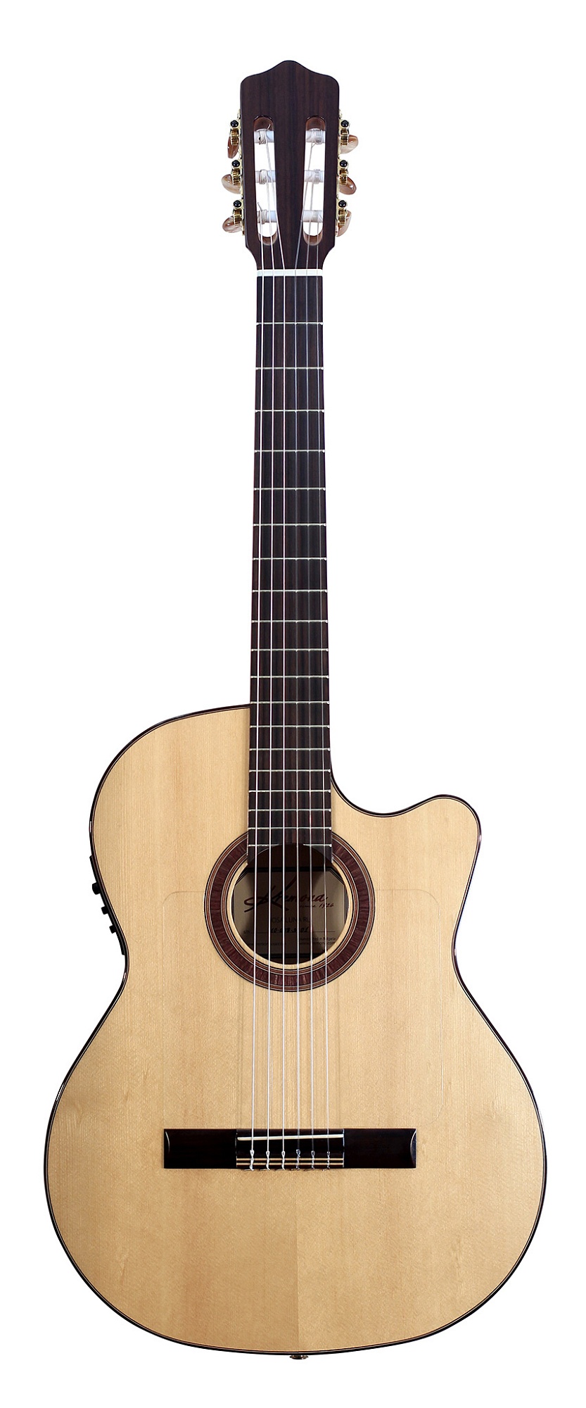 Классическая гитара, со звукоснимателем, Kremona RL Rosa Luna Flamenco Series