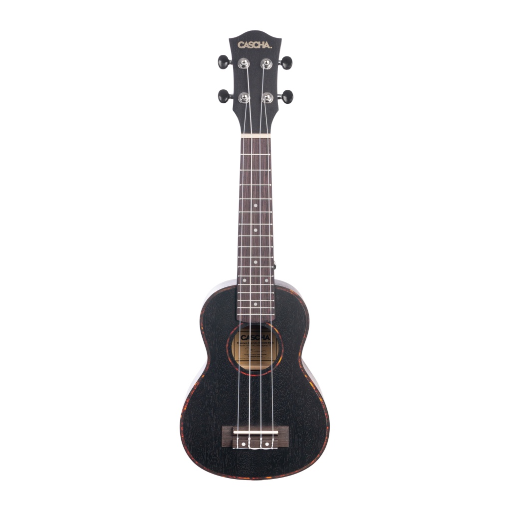 Укулеле сопрано, с чехлом, черный, Cascha HH-2262 Mahogany Series — изображение 2