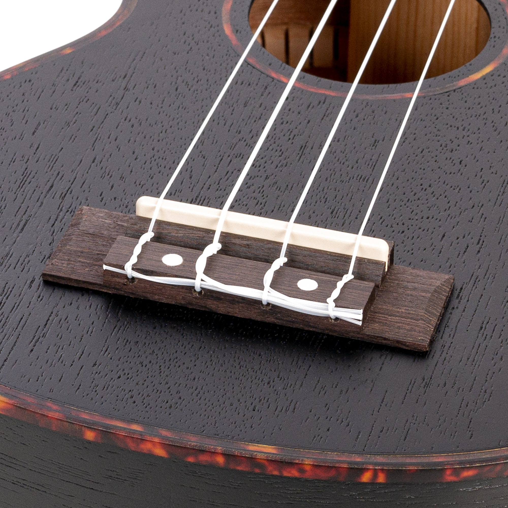 Укулеле сопрано, с чехлом, черный, Cascha HH-2262 Mahogany Series — изображение 4