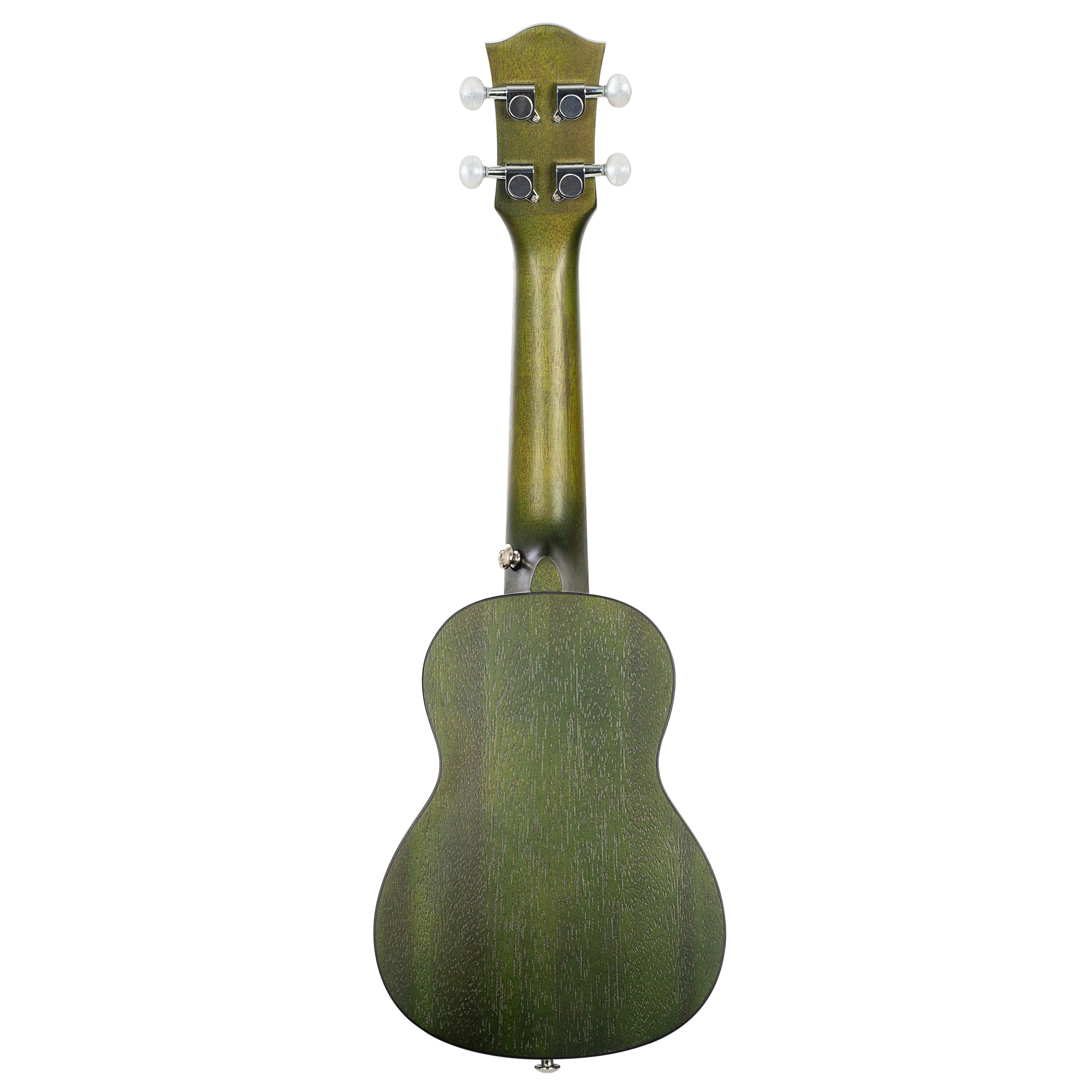 Укулеле сопрано, с чехлом, зеленый, Cascha HH-2265 Mahogany Series — изображение 3
