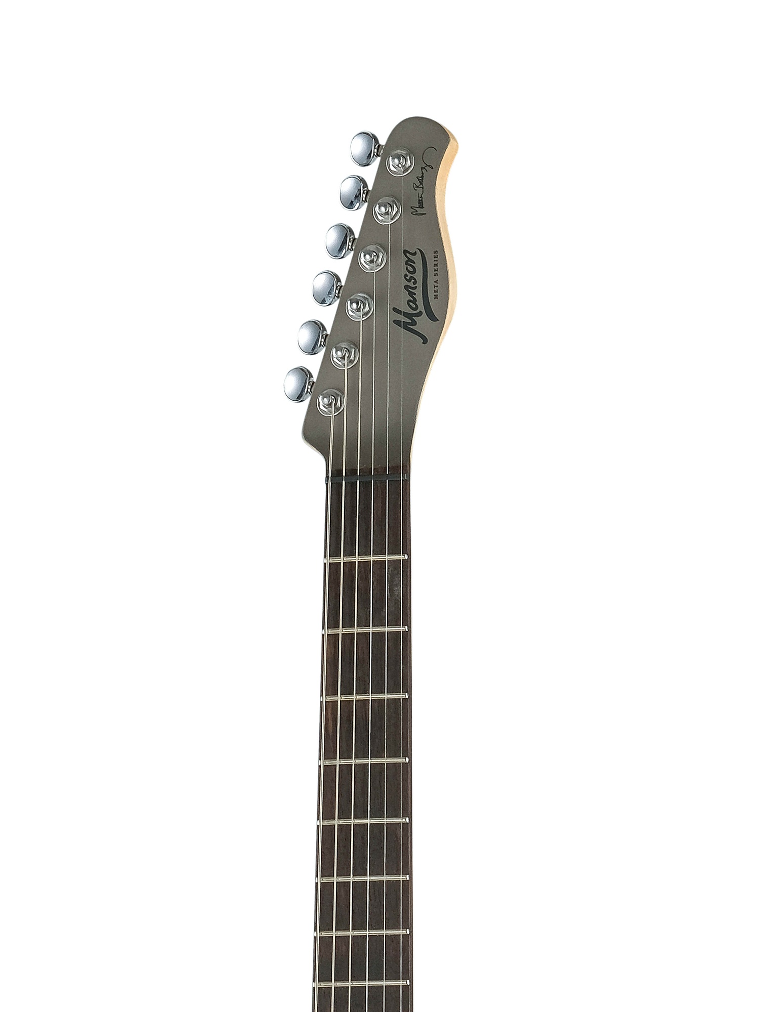 Электрогитара, серебристая, Cort MBM-2P-SS META Series — изображение 2