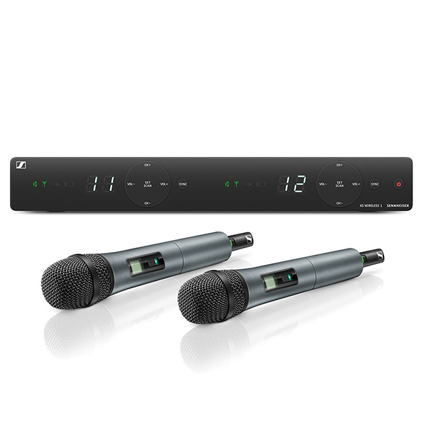 Двухканальная вокальная радиосистема, 614–638 МГц, Sennheiser 508264 XSW 1-825 DUAL-B