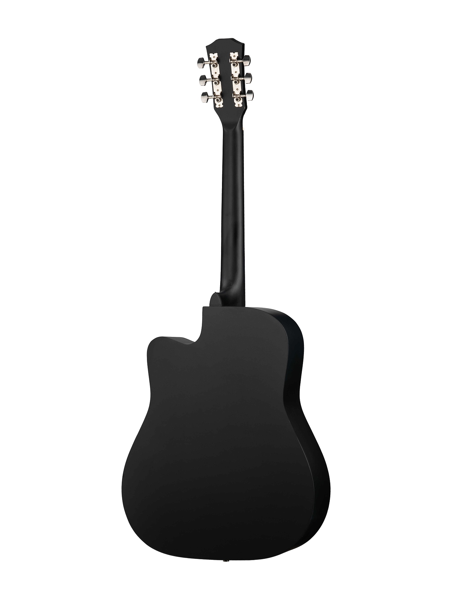 Акустическая гитара 41", с вырезом, черная, Fante FT-221-BK — изображение 4