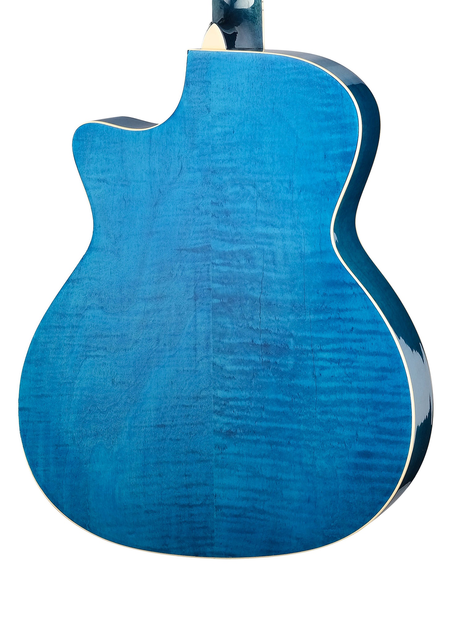 Акустическая гитара, с вырезом, синяя, Magna MG-07-BL — изображение 6