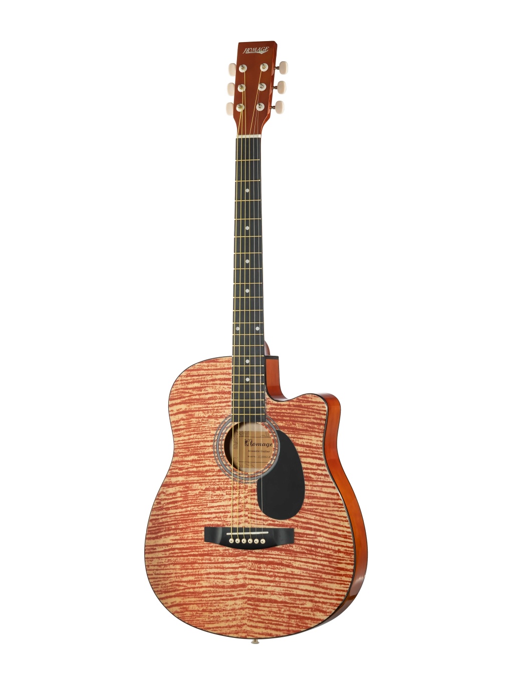 Фольковая гитара вырез HOMAGE LF-3800CT-N