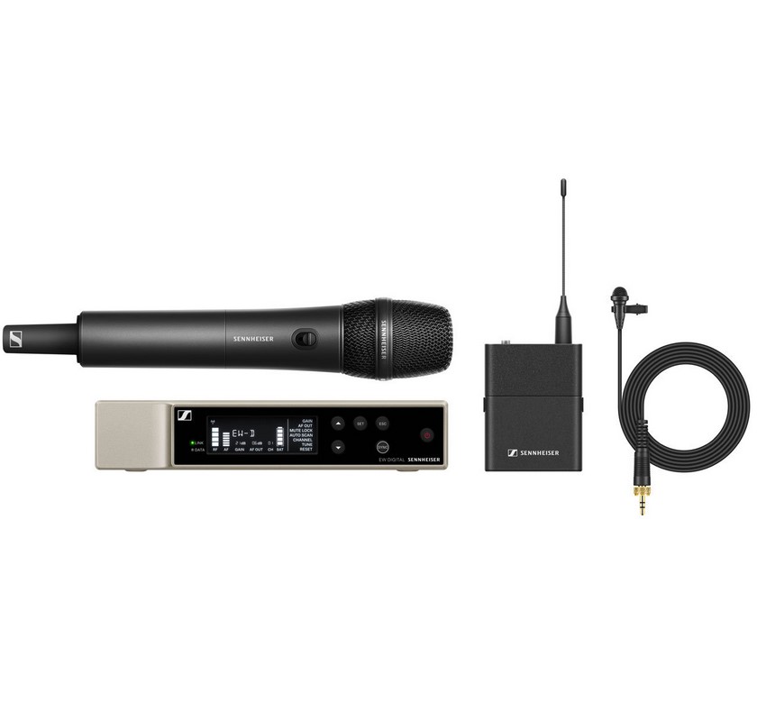 Радиосистема с петличным и ручным микрофоном, Sennheiser 508770 EW-D ME2/835-S SET (Q1-6)