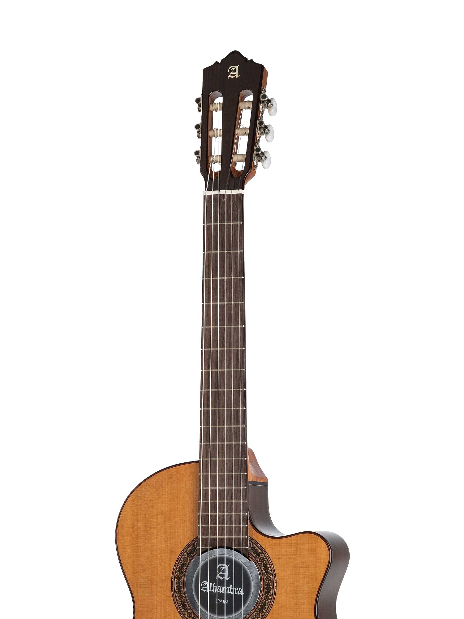 Классическая гитара 6-струнная со звукоснимателем, Alhambra 6.855 Cutaway 3C CW E1 — изображение 2