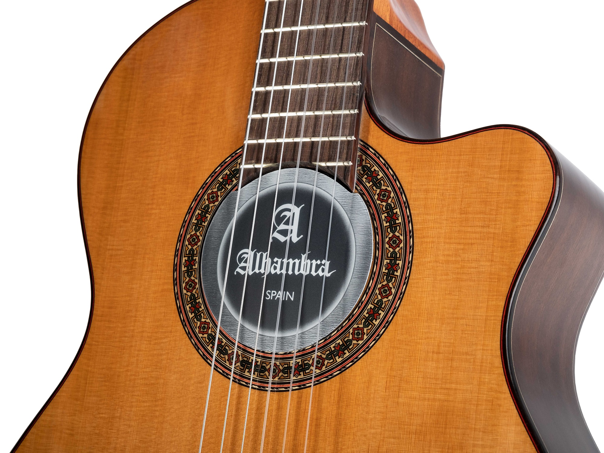 Классическая гитара 6-струнная со звукоснимателем, Alhambra 6.855 Cutaway 3C CW E1 — изображение 6