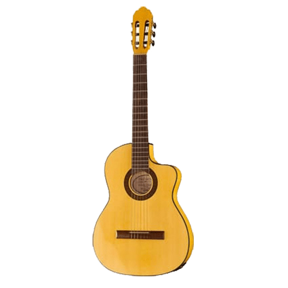 Классическая гитара 4/4, с вырезом и звукоснимателем, Hora N1105CTW Flamenco CTW