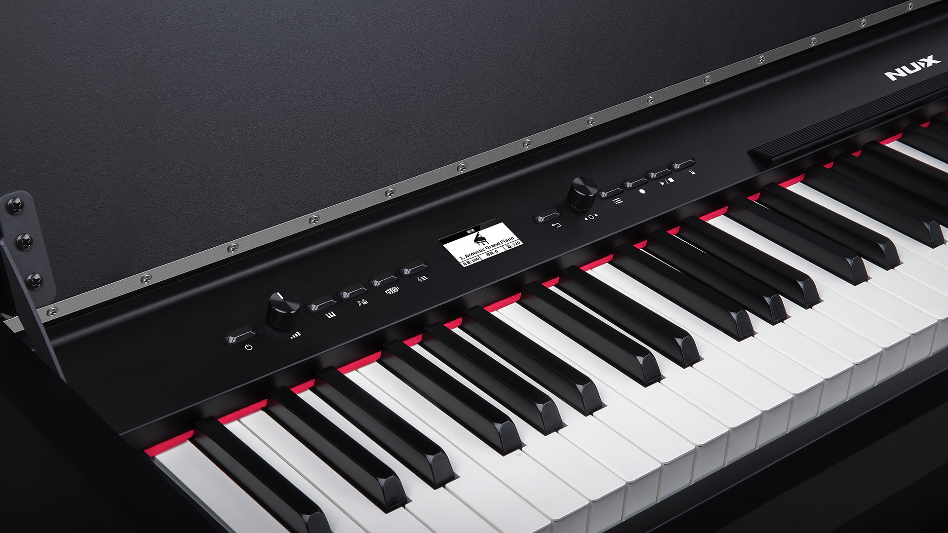 Цифровое пианино на стойке с педалями, черное, Nux NCK-330-BK — изображение 5