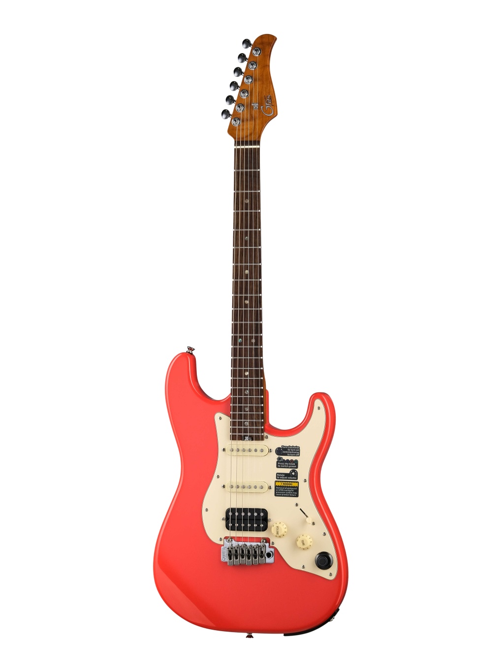 Электрогитара с встроенным процессором, красная, GTRS P800-Professional-800-RD
