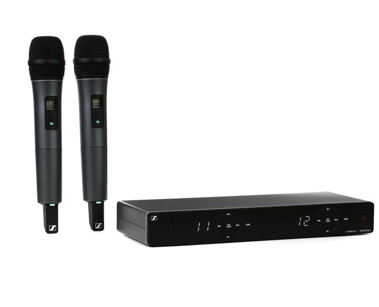 Двухканальная беспроводная микрофонная система, 614-638 МГц, Sennheiser 508271 XSW 1-835 DUAL-B