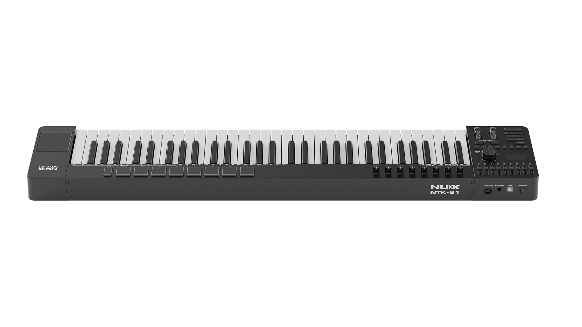 MIDI-клавиатура, 61 клавиша, Nux NTK-61 Track Keyboard — изображение 2