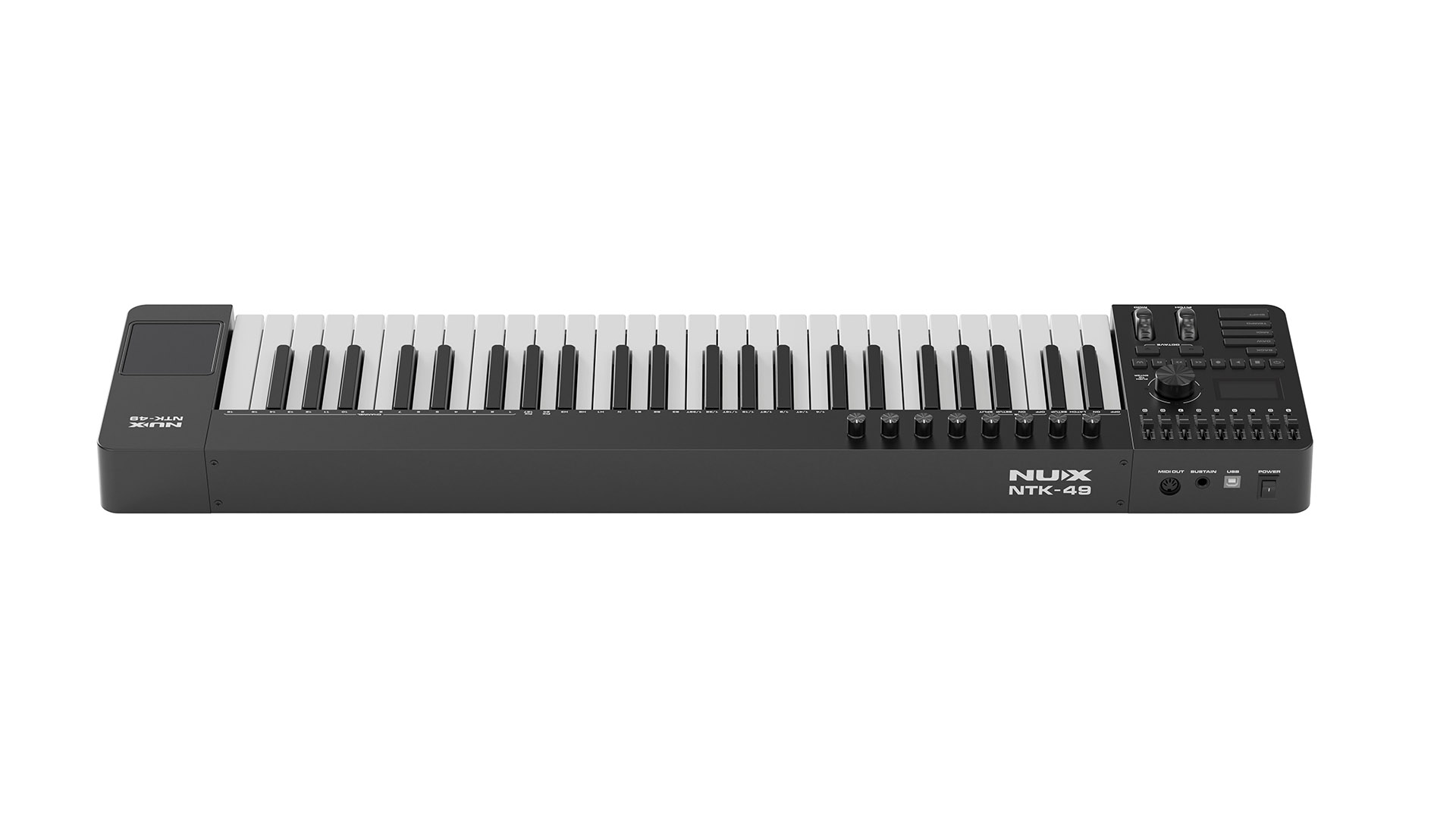MIDI-клавиатура, 49 клавиш, Nux NTK-49 Track Keyboard — изображение 2