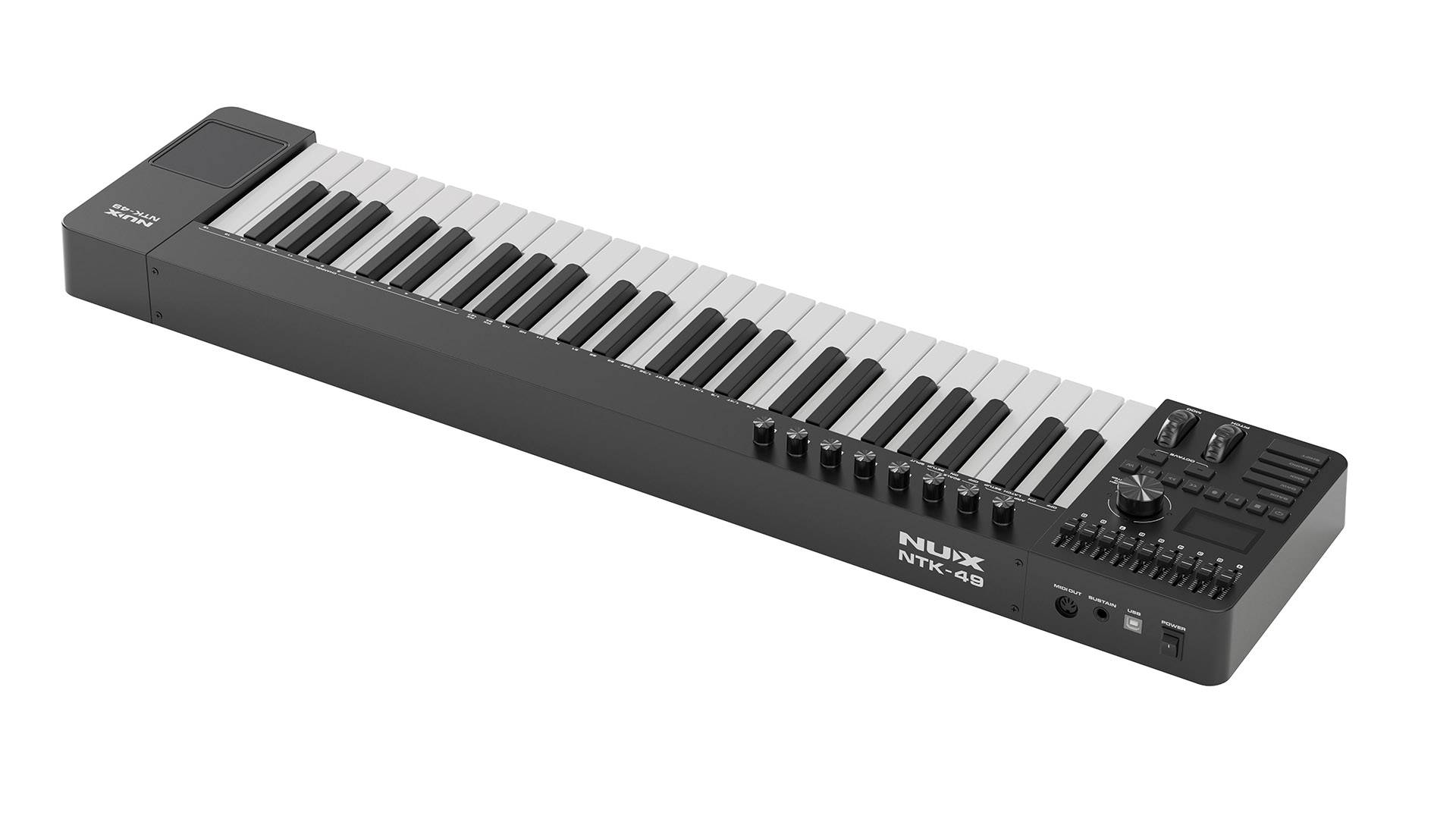 MIDI-клавиатура, 49 клавиш, Nux NTK-49 Track Keyboard — изображение 4