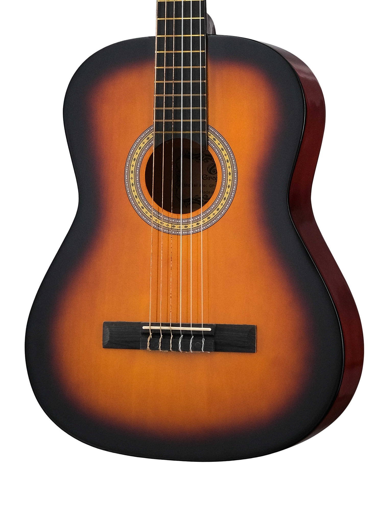 Классическая гитара 4/4, санберст, Grape GP-C40-39-SB — изображение 4