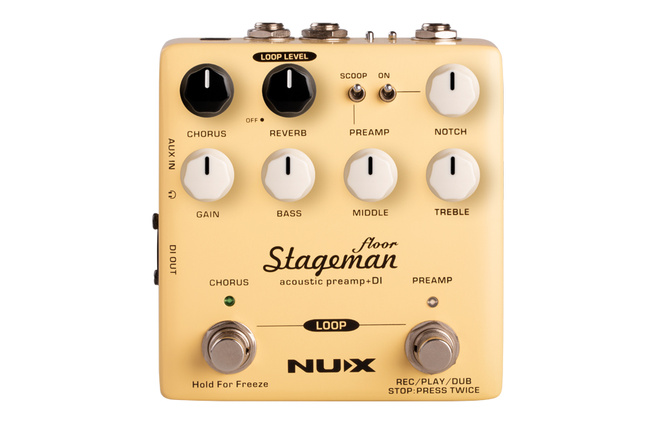 Предусилитель для акустической гитары, Nux NAP-5 Stageman Floor