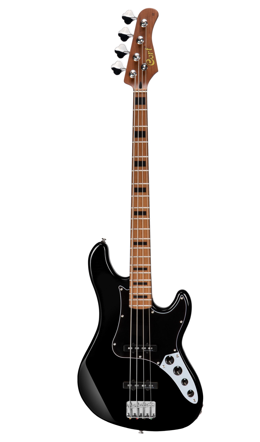 Бас-гитара, черная, Cort GB64JJ-BK GB Series