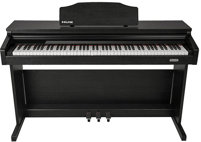 Цифровое пианино на стойке с педалями, тёмно-коричневое, Nux WK-520-BROWN