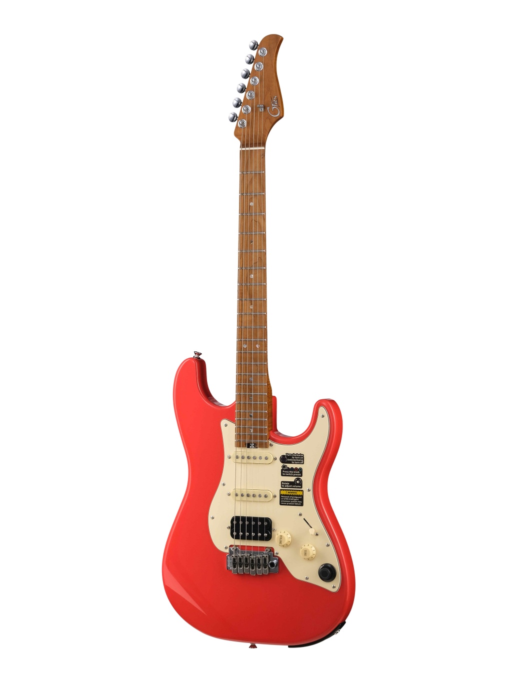 Электрогитара с встроенным процессором, красная, GTRS P801-Professional-801-RD