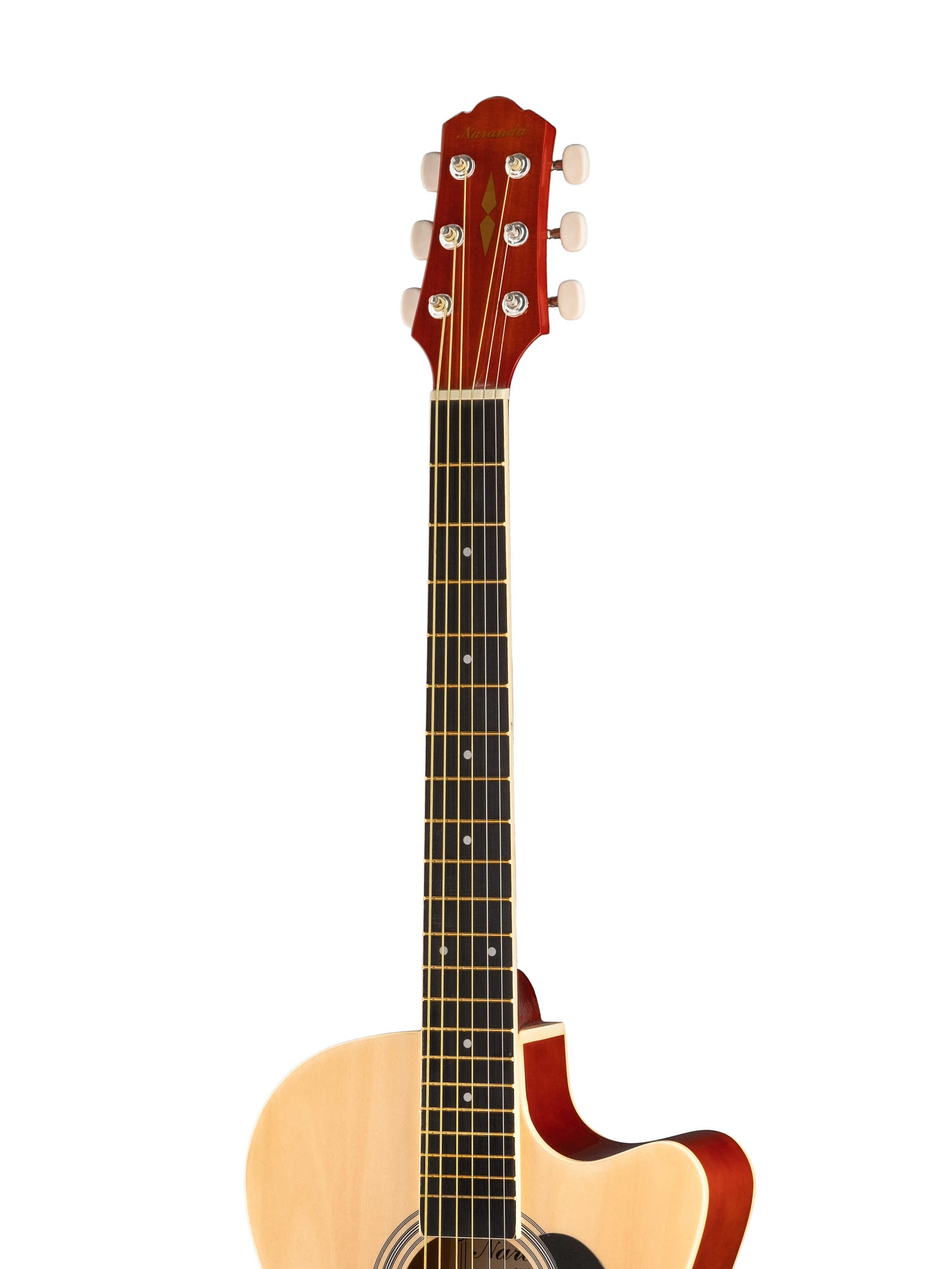 Акустическая гитара с вырезом 38" Naranda CAG110CNA — изображение 3