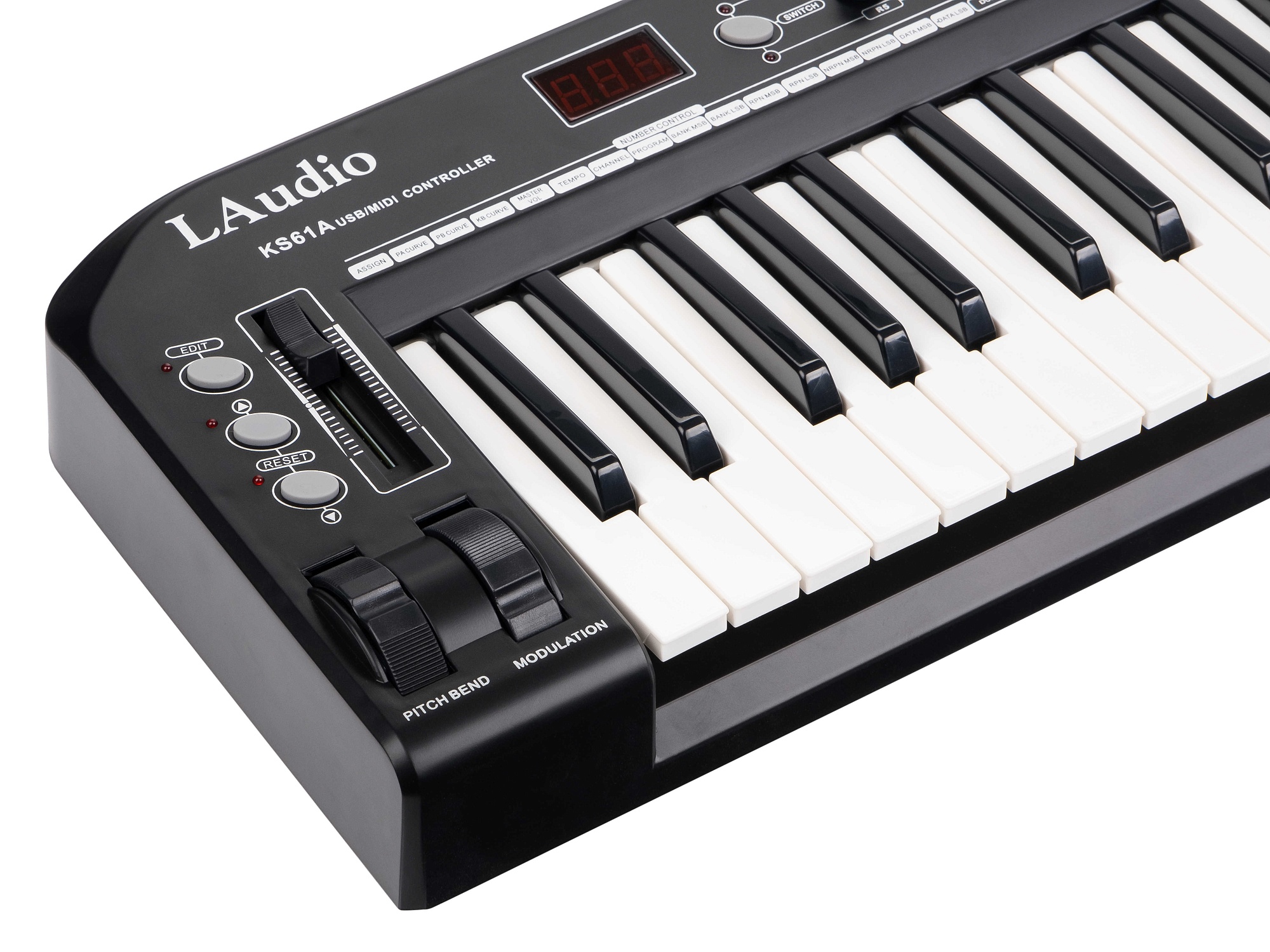 MIDI-контроллер, 61 клавиша, Laudio KS61A — изображение 2