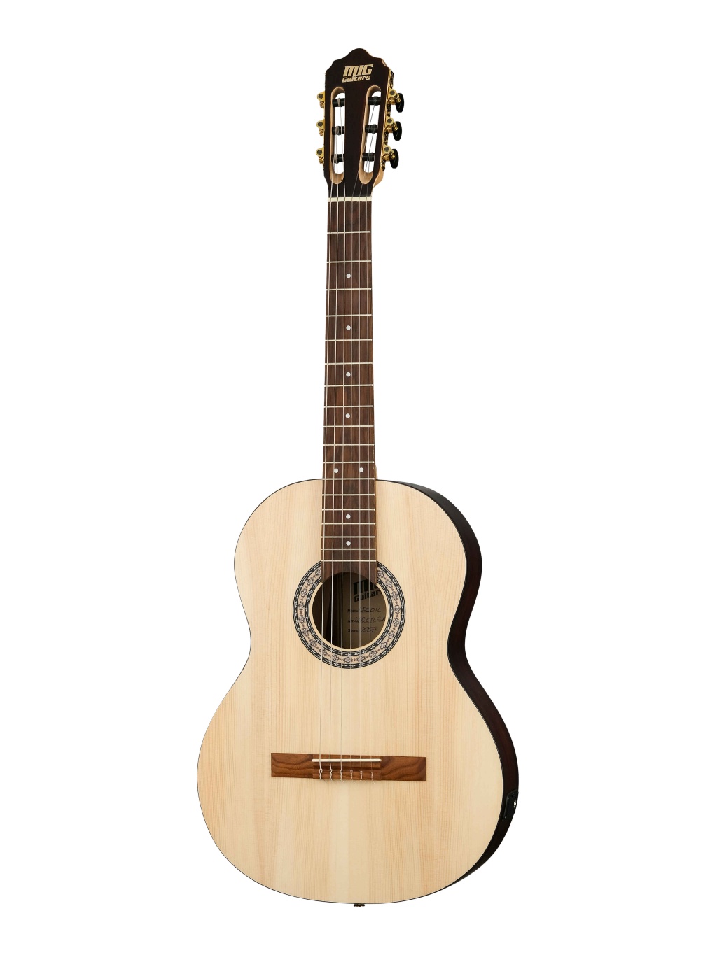 Классическая гитара со звукоснимателем, MIG Guitars LAG1C-SAD24 LAG1C