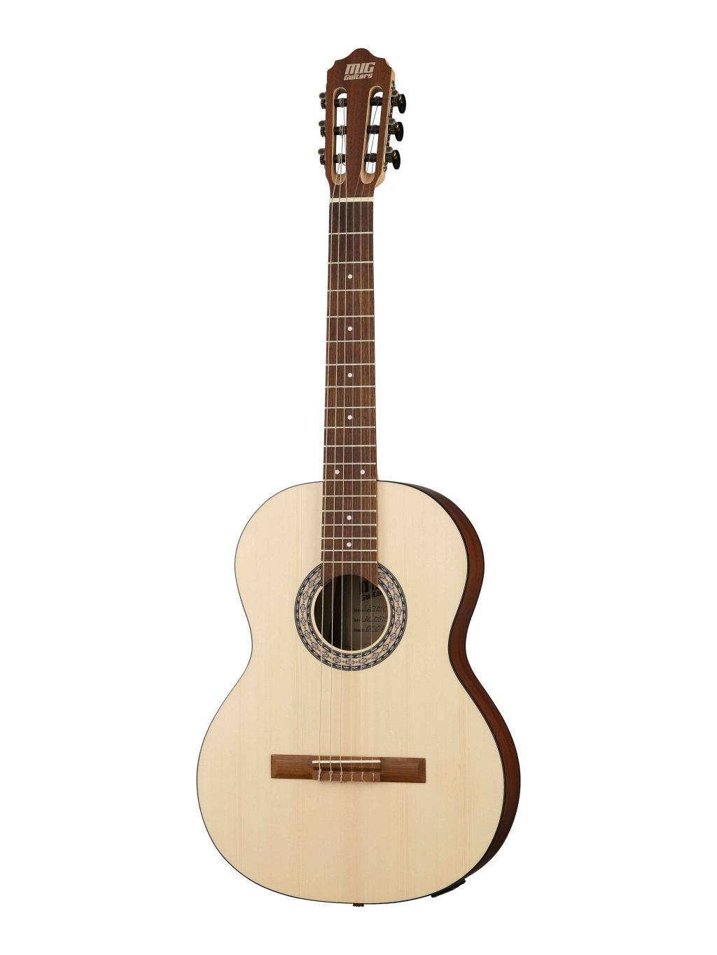 Классическая гитара со звукоснимателем, MIG Guitars LAG1C-SA24 LAG1C